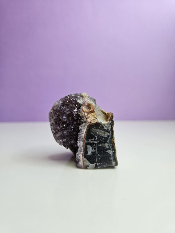 Ametyst stående klynge #3