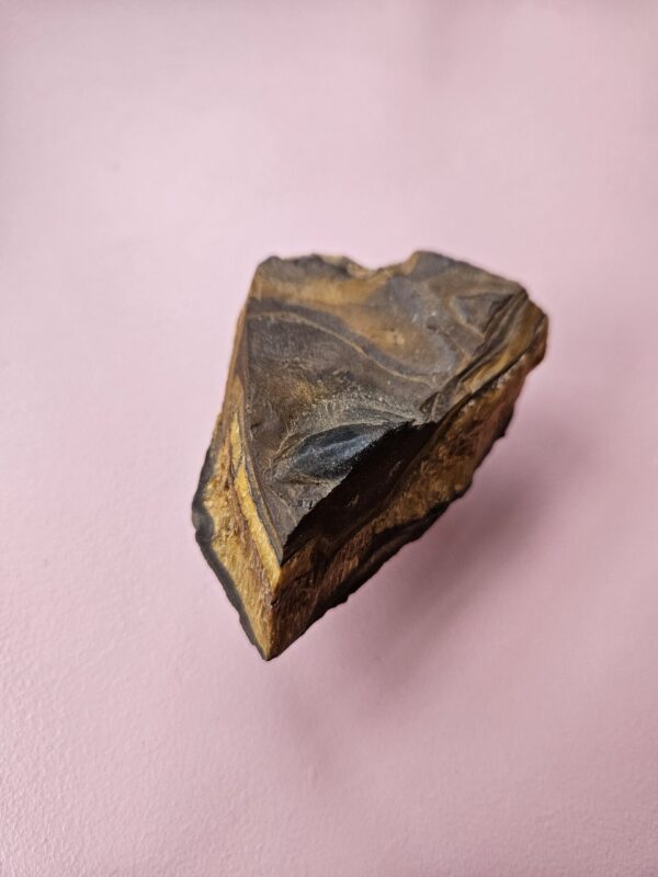 Rå tigerøje chunk til personlig power, jordforbindelse og beskyttelse