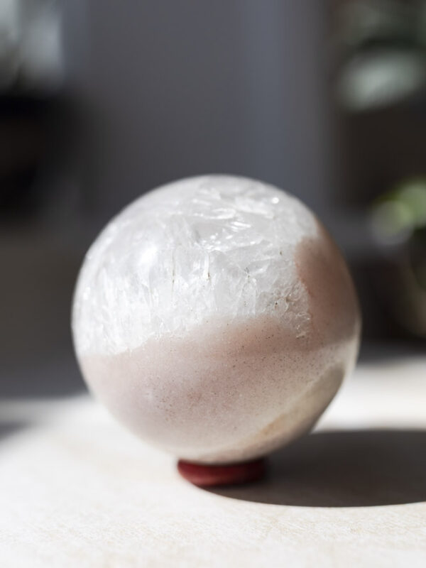 Pink Ametyst kugle #1