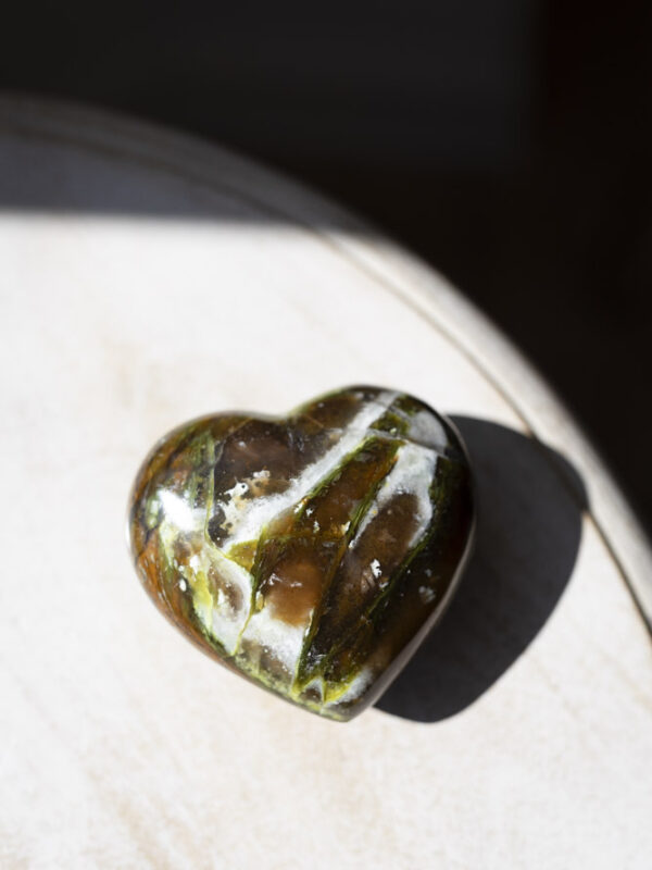 Grøn Opal hjerte