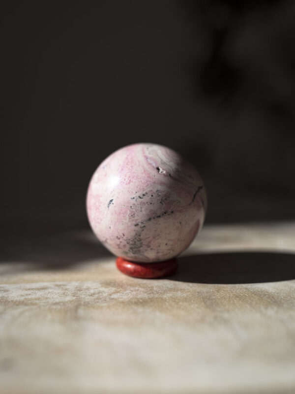 Rhodochrosit kugle