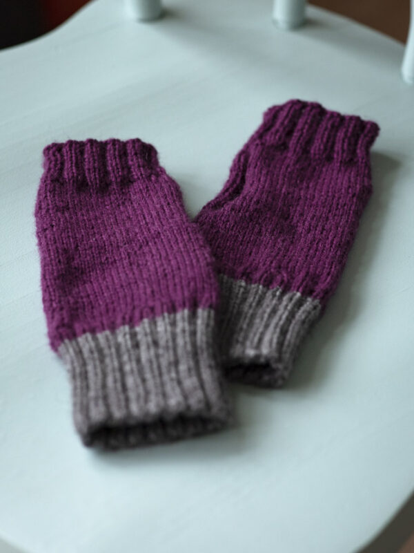 Håndledsvarmere, aubergine